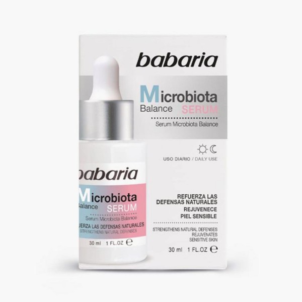 Frasco de serum Babaria Microbiota 30ml.