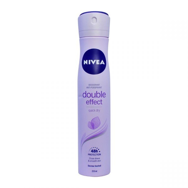 Bote de desodorante Nivea Double Effect 200ml.