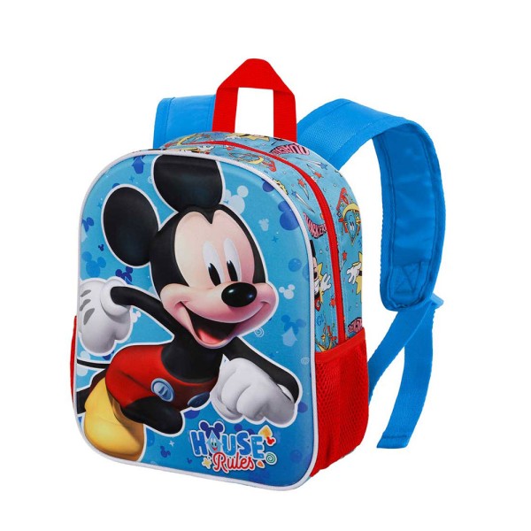 Mochila Infantil 3D Mickey Mou