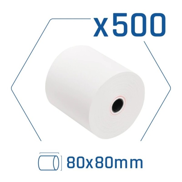 Pack 500 Rollos Papel TÃ©rmico