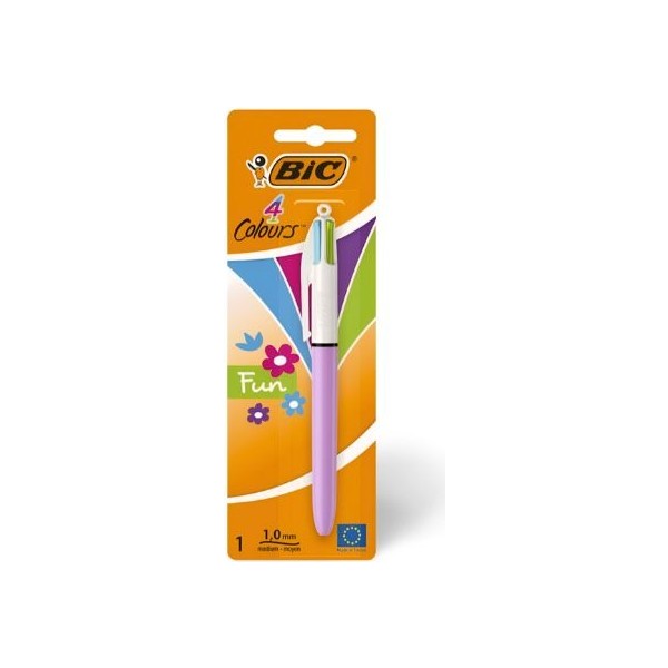 Bic Boli 4 Colours Fun Rosa Li