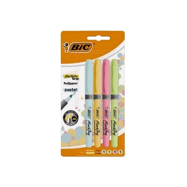 Pack 4 Marcadores Bic Pastel R
