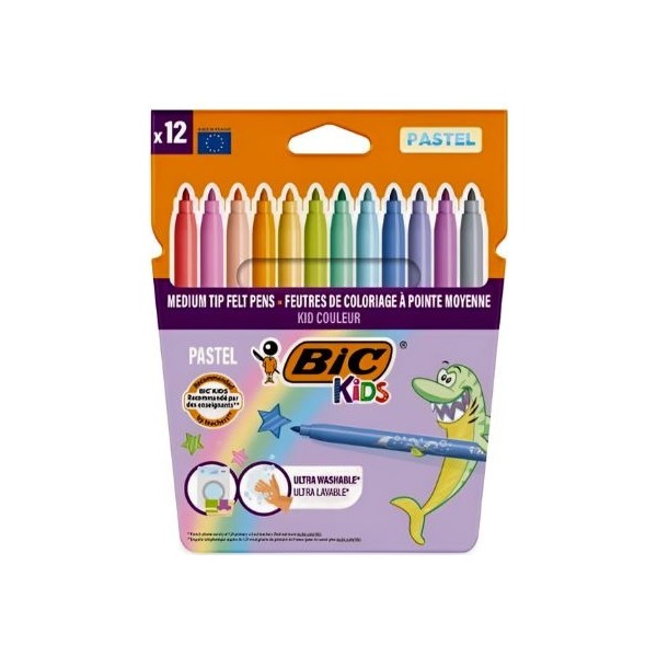 Rotuladores Pastel BIC 12 Unid