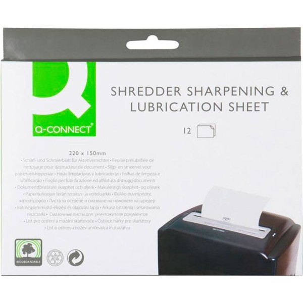 Hojas Lubricantes Q-CONNECT pa